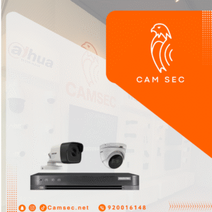 عدد ٢ كاميرا ٥ميجا - داخليه او خارجيه مع جهاز تسجيل ٤ قنوات