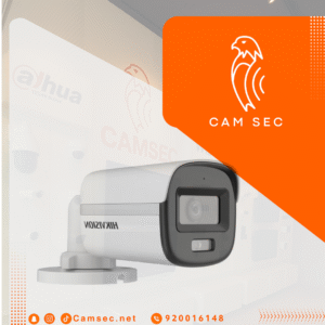 كاميرا مراقبة Mini Bullet خارجية Hikvision DS-2CE10KF0T-LPFS — 3K ColorVu مع صوت مدمج