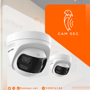 كاميرا هيكفيجن بانورامية 8 ميجا (4K) بزاوية 180 درجة مع إنذار وإضاءة هجينة ذكية